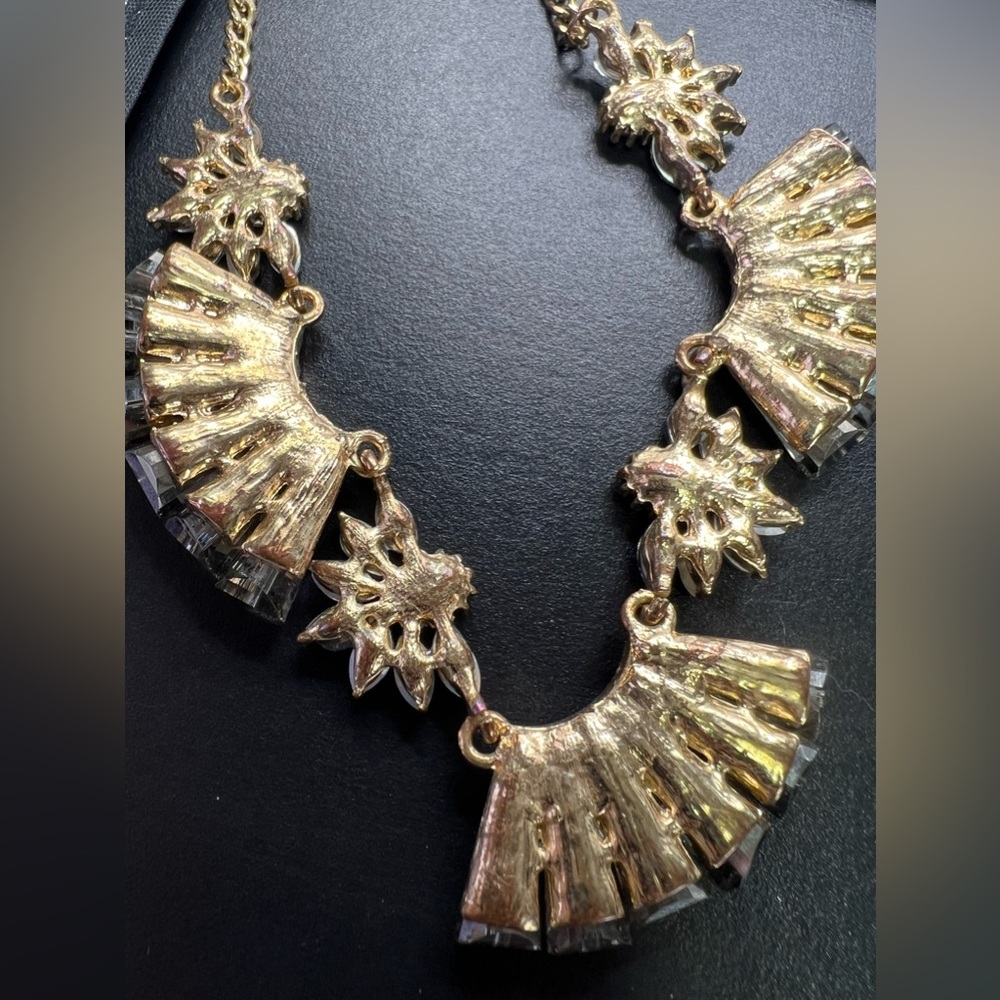 Glass Necklace Statement Piece - image 3